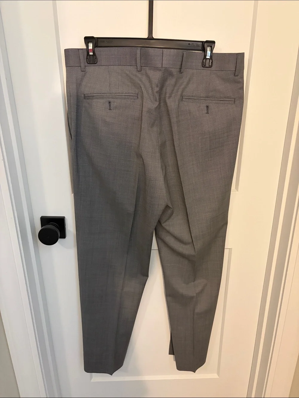 Joseph Abboud Men's Grey Textured Two-Button Suit Jacket and Pants